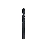 13,5 mm Spiralbohrer, 4341 HSS, metrisch, reduzierter Schaft, 1/2-Schaft, 135°-Split-Anschnitt, Industriebohrer für Metalle, Kunststoffe und Holz