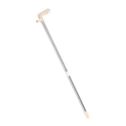 VOSAREA Metal Dustpan Replacement Rod with Detachable Grip and Secure Buckle Durable Handle for Efficient Sweeping Options Blue Pink Khaki