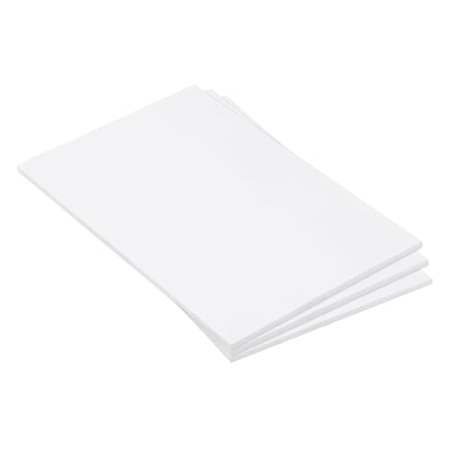 Image of Expanded PVC Plastic Sheet 1 /4 inch Thick, 11 inchx17 inch Lightweight Rigid Foam Sheet, [for Crafts Signage Displays Digital Screen Printing] - White / 3 Pcs