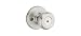 Kwikset 93001-924 Tylo Privacy Bed/Bath Knob In Satin Nickel