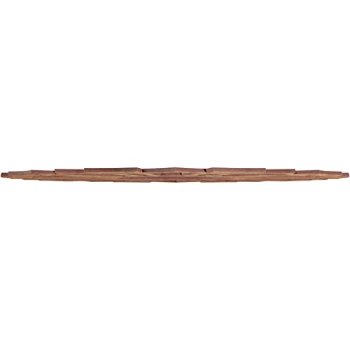 Image of Ekena Millwork 22 inchOD x 7 3 /4 inchID x 3 /8 inchT Augustus Wood Fretwork Pierced Ceiling Medallion, Walnut