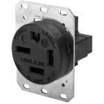 HBL8450A, SGL RCPT, 3P4W, 50A 3PH 250V, 15-50R, BK