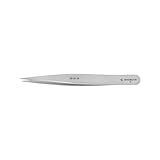 Excelta 00-SA-SE Tweezer, Straight Strong, 4.5
