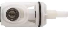 Miniatura 6 de T & T Hardware Cartucho de equilibrio de presión de repuesto para ducha Valley Single Handle V4268, incluye juntas tóricas y arandelas, color blanco