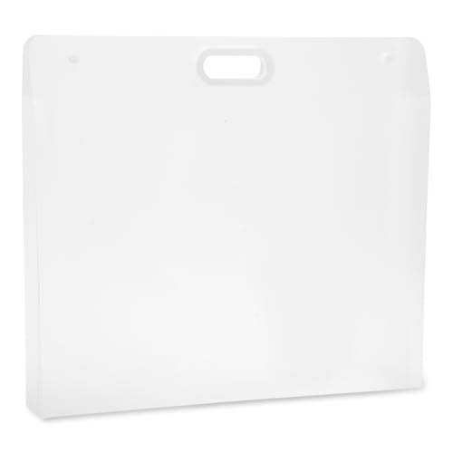 Étui de rangement d'art pour dessin croquis photographie blanc 33x28cm