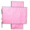 POPETPOP Tapis de Coffre pour Animal Domestique avec Couverture arrière pour Voiture Rose Rose 155x105x35cm