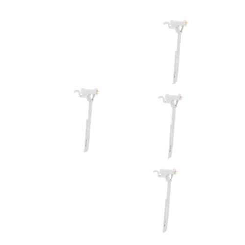 MAGICLULU 4 Stück Waschmaschinen Türabdeckungsschalter Brunnenpumpe Waschmaschinenschalter Watkins Mini Waschmaschinen Jeansknöpfe Reparaturteil Geräusch Maschinenablauf