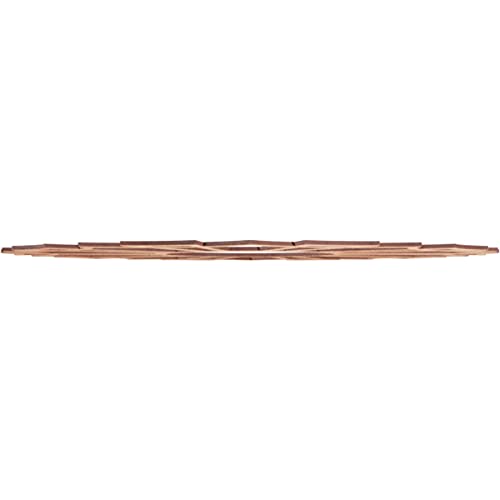 Image of Ekena Millwork 30 inchOD x 10 1 /2 inchID x 1 /4 inchT Augustus Wood Fretwork Pierced Ceiling Medallion, Cherry