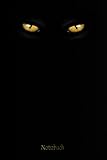  Notizbuch Katzenaugen schwarz