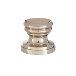 Image of B&P Lamp Cup Shaped Design, Base Only Finial, Nickel Finish