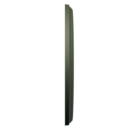Image of Ekena Millwork 13 inchOD x 3 1 /2 inchID x 3 /4 inchP Berkshire Thermoformed PVC Ceiling Medallion (Fits Canopies up to 5 3 /4 inch), UltraCover Satin Hunt Club Green