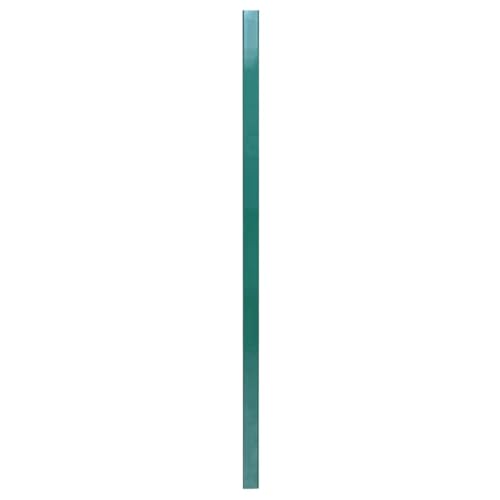 vidaXL Postes de Valla 10 uds, Estacas de Cerca Cercado, Postes de Puerta, Postes para Jardín Granja, Acero Galvanizado Verde 150 cm