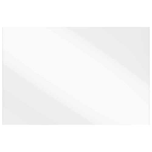 vidaXL Espejo de Pared Rectangular 60 x 40 cm Vidrio Templado, Espejo de Pared Moderno, Pieza Decorativa Reflectante, Baño Minimalista, Estilo Interior Chic para Transformar Tu Hogar