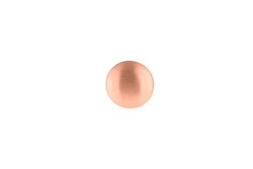 Image of Richelieu Hardware BP9041192 Copperfield Collection 1 3 /16-inch (30 mm) Rose Gold Functional Cabinet and Drawer Mushroom Knob for Kitchen, Bathroom, and Furniture