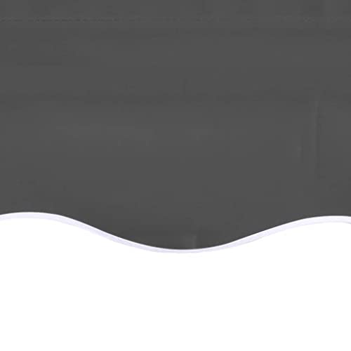 Wifese Sunshade 19X10 Ft Awning Shade Awnings For Patio Shade Retractable Awning Canvas Outdoor Shade Patio Shades Roll Up Outdoor Awning Top Fabric Replacement Uv Proof For Yard No Fade Anthracite #TOP4