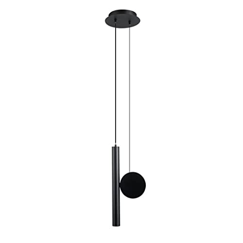 Faretto a LED da 3W,faretto a LED regolabile in altezza,testa della lampada orientabile a 90°,lampada a sospensione a soffitto a tubo lungo cilindro per comodino,lampadari in alluminio,30 cm