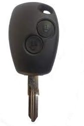 aftermarket Black 2 Button Replacement Key Shell for Logan/Dustar