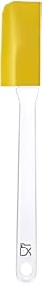 silikomart Spatula with Plastic Handle Silicone 245 MM, Yellow, 1 x 3 x 22.5 cm