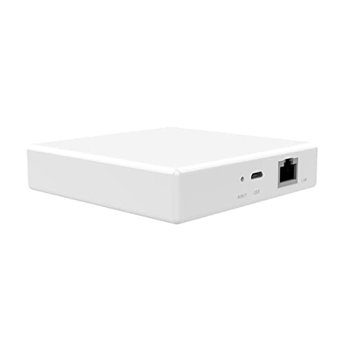 Tuya Zigbee Gateway, Zigbee 3.0 Hub com soquete de cabo de rede, conexão com fio de controle remoto