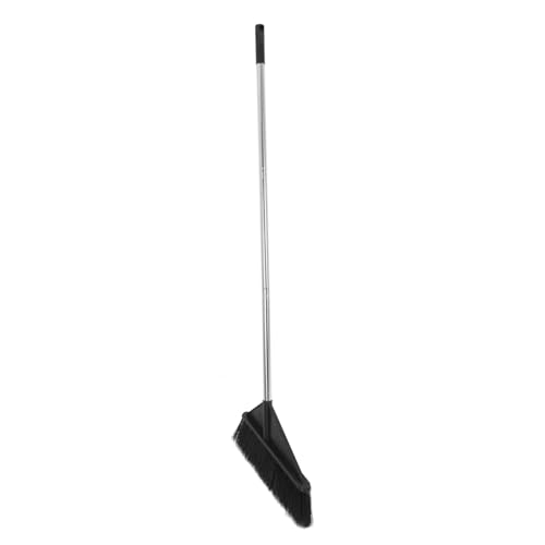 IWOWHERO Heavy Duty Sweeper Broom Long Handle Stiff Bristle Home for Yard Garage Patio