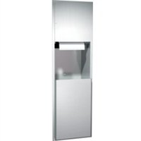 ASI 04692A automatic roll paper towel dispenser and waste receptacle