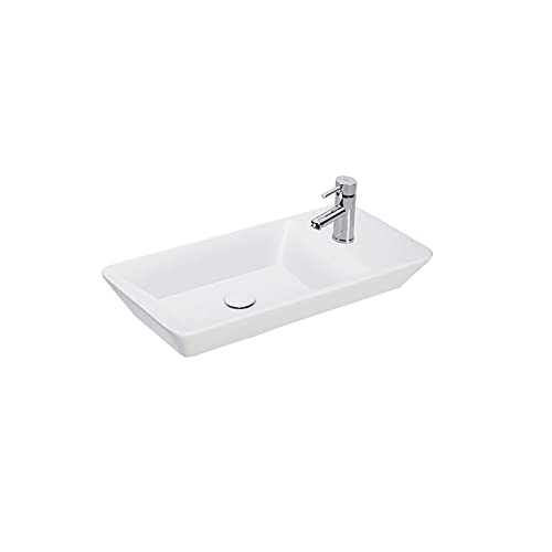 Kerabad Design Waschbecken, Aufsatzwaschbecken eckig, 70 cm
