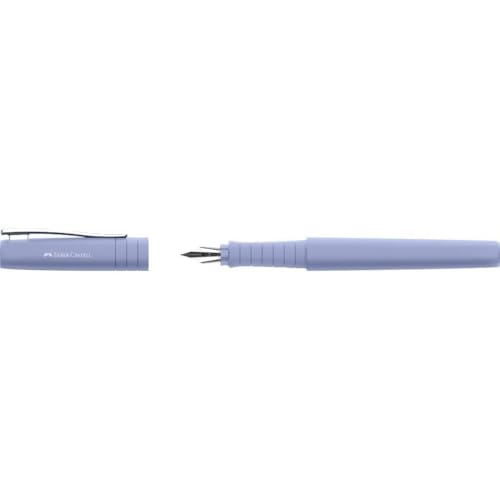 Faber-Castell 241004 - Füller Poly Pen, Federbreite M, Füllfederhalter pale iris