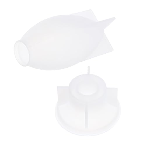DOITOOL Moules Silicone Résine Ampoule Moule Décoratif Résine Époxy DIY Figurines Veilleuses Moulage Facile Base Stable