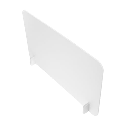 Alipis Panel Divisor de Escritorio de PVC 50X30 CM Mampara Protectora Anti Salpicaduras para Comedor y Oficina Pantalla de Privacidad para Estudiantes y Espacios de Trabajo