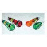 Dialight Panel Mount Indicator, Led, 8Mm, Red, 2V - 608-1131-110F