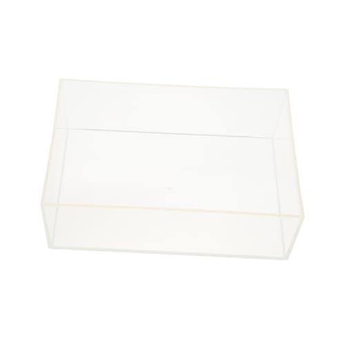 MOLUCKFU Countertop Tea Organizer for Tea Bags and Sugar Packets Transparent Storage Box with Opening Design for Coffee Station and Home Use High Capacity Holder