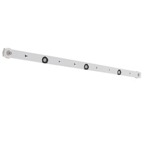 WGFOIP Asta per Mitra con Barra per Mitra, Asta per da Tavolo in Lega di Alluminio con Guida in Acciaio Inossidabile, per Costruire Varie Maschere, Larghezza 19 Mm, Spessore 9,5