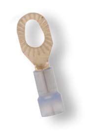 16-14 AWG Nylon Insulated 6-8-10 Multi Stud Ring Terminal (100/Pkg.)