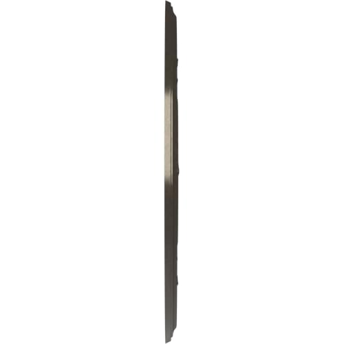 Image of Ekena Millwork CMP19BACCH Baltimore Thermoformed PVC Ceiling Medallion (Fits Canopies up to 7 3 /4 inch), 19 inchOD x 3 1 /2 inchID x 1 inchP, Metallic Charcoal