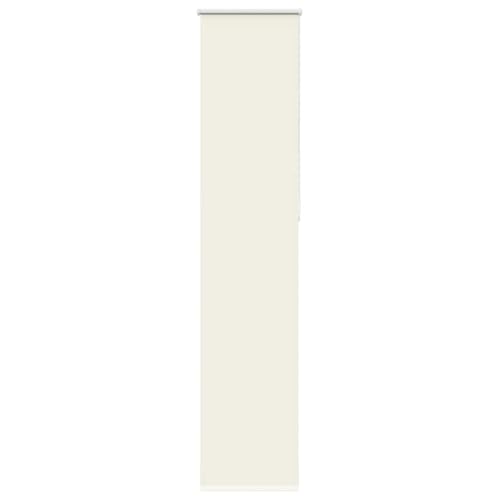 vidaXL Estor Enrollable Opaco Blanco Roto 50x230cm Tela Ancho 45,7cm, Estor día y Noche, Estor de Cocina, Estor Opaco Enrollable, Estor Opaco
