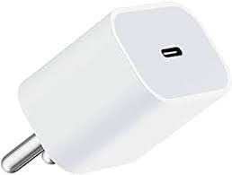 Image of Original 20W Super Fast Charger for iPhone 14| 14 Plus| 13| 13 Pro| 12| 12Pro| 13Pro Max| 12 Mini (Adapter & Cable| White) (83S000733)