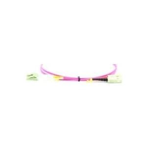 Câble de fibre optique 10 m OM4 violet pour connecter votre bureau