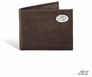 Clemson Crazy Horse Leather Pass Case Wallet Light Brown