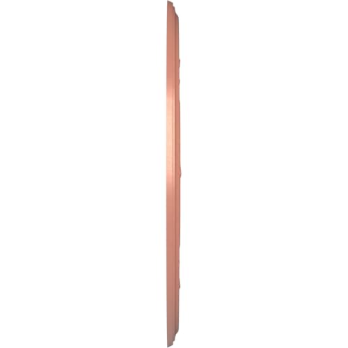 Image of Ekena Millwork CMP19BAFCP Baltimore Thermoformed PVC Ceiling Medallion (Fits Canopies up to 7 3 /4 inch), 19 inchOD x 3 1 /2 inchID x 1 inchP, Universal Pearl Metallic Champagne Pink