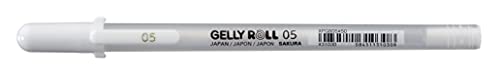 Image of Sakura Gelly Roll 05 white Gel Pens - set of 4 pens - 0.5mm ball size