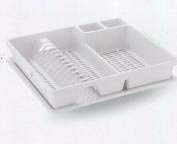 Blim Dish Drainer with Tray, White, 45 x 35 x 9 cm