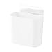 JUSTJUNFEN 2-częściowy zamontowany naścienny łazienka koszyk koszyk uchwyt do szczoteczki do zębów Racking & Storage. (Color : White)