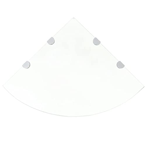 Estantería esquinera flotante para decoración minimalista en salones modernos 2