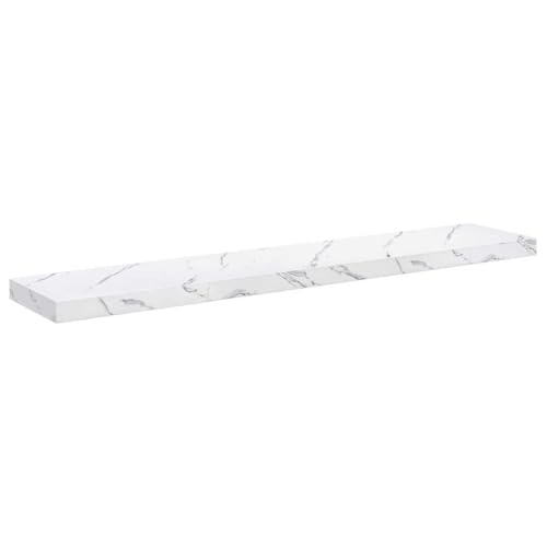 Étagère murale marbre blanc pour libérer l'espace au sol avec style - 7