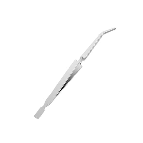 Pinza de uñas, de acero inoxidable, curva en C, cortador de cutículas, pinzas para moldear uñas postizas, herramienta multifuncional para bricolaje en el hogar, color plateado
