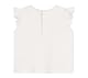 Petit Bateau Baby Mädchen A0CP1 Kurzarmbluse, Weiß, 18 Monate