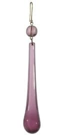 Image of B&P Lamp 3 Inch Amethyst Teardrop with Amethyst Bead