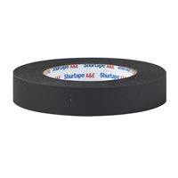 Shurtape 1" Matte Black Masking Paper Tape