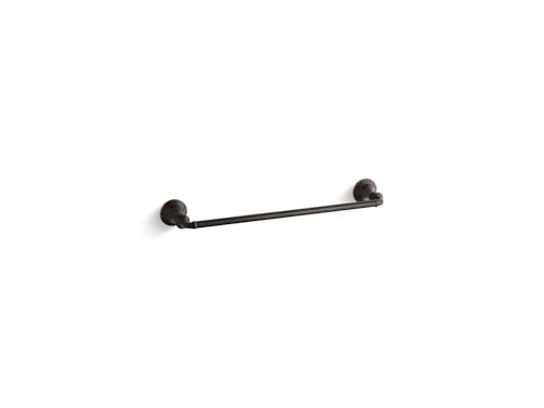 KOHLER K-10550-2BZ Devonshire 18-Inch Bathroom Towel Bar, Easy Installation, Durable Metal, Oil Rubbed Bronze