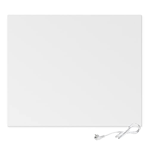 VIESTA H1200 - Pannello riscaldante a infrarossi, in cristallo di carbonio (tecnologia all'avanguardia), per radiatore, riscaldamento a parete, ultra piatto, 1200 Watt, colore: Bianco